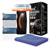 à récurer pour véhicule - Éliminateur de couche de graisse, polisseuse de vitres de voiture, applicateur de polissage, moteur extérieur de maison, lunettes optiques en verre pour climat