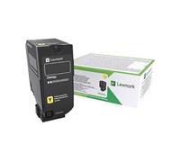 - A rendement élevé - jaune - original - cartouche de toner LCCP, LRP, Entreprise Lexmark - pour Lexmark CX725de, CX725dhe, CX725dthe