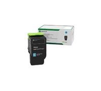 Lexmark Cartouche de toner 78C2XC0 pour CS421DN – Cyan 5000 pages – Original