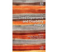 A Research Agenda for Lived Experience and Disability Policy