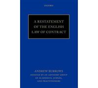 A Restatement of the English Law of Contract