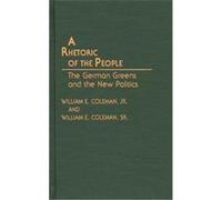 A Rhetoric of the People William E. Coleman (Auteur)