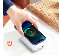 - A Ricarica Rapida PD20W | Mini Caricatore Portatile Con Cavo Di Ricarica per Cordino, Wireless Sottile Pieghevole per Laptop, Telefono, Tablet, Scrivania,