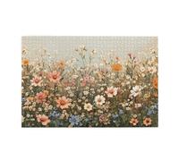 A Riot Of Colorful Flowers In Full Bloom Puzzle 1000 pièces pour adultes Puzzle en bois pour adultes Cadeaux Décoration d'intérieur