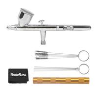 A rographe double action alimentation par gravit Iwata Medea Eclipse HP-CS + outil de nettoyage et de r paration pour a rographe 3 pi ces