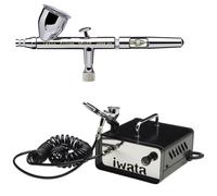 A rographe Iwata-Medea HP-CS .35 mm Eclipse avec compresseur IS35 Ninja Jet