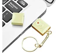 A Rose High Speed External Memory Storage USB Memory Stick U Disk Flash Drive for PC Laptop (128GB,Gold)
