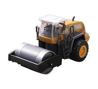 à rouleaux routiers moulés sous pression - City Road Roller | Jouet de rouleau compresseur de construction de ville, jouet de camion de véhicule de raboteuse de routes d'ingénierie | Niveleuse
