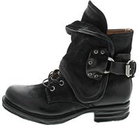A.S.98 Bottes à lacets noires