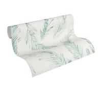 A.S. Création 358964 35896-4 Four Seasons Papier peint intissé aspect plumes Bleu/gris/vert 10,05 x 0,53 m