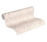 A.S. Création 369272 Metropolitan Stories Francesca Milano Papier peint intissé Motif palmier Effet jungle Beige Crème 10,05 m x 0,53 m