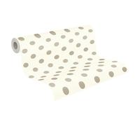 A.S. Création 369341 Boys & Girls 6 Papier peint intissé Motif pois Blanc/beige 10,05 m x 0,53 m