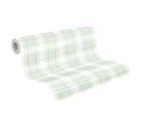 A.S. Création 381222 Little Love Papier peint à carreaux sans PVC Vert mat satiné
