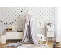 A.S. Création 381433 Little Love Papier peint sans PVC pour chambre d'enfant Motif étoiles Bleu/blanc/rose/jaune/noir satiné
