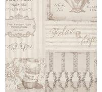 A.S. Création 387273 Papier peint intissé style maison de campagne Beige gris blanc 10,05m x 0,53 m - Fabriqué en Allemagne