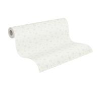 A.S. Création Blümchen Maison Charme 390674 Papier peint intissé Motif floral Gris clair 10,05 m x 0,53 m Fabriqué en Allemagne