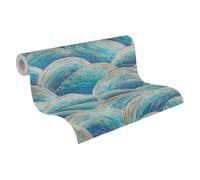 A.S. Creation 391051 Papier peint intissé Abstrait 10,05 m x 0,53 m Bleu