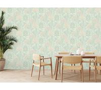 A.S. Creation 393493 Papier peint intissé à fleurs 10.05 x 0.53 m Vert