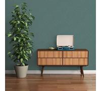 Livingwalls 393542 Famous Garden Papier peint intissé uni Bleu/vert 10,05 m x 0,53 m