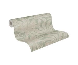 A.S. Création 395012 Jade Papier peint intissé Motif plantes Vert/doré 10,05 x 0,53 m Fabriqué en Allemagne
