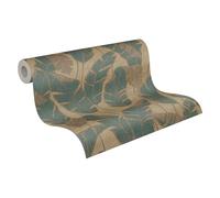 A.S. Création 395022 Jade Papier peint intissé avec feuilles pour différentes pièces 10,05 m x 0,53 m Fabriqué en Allemagne