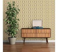 A.S. Création 395333-Papier peint intissé style rétro années 70 Marron vert 8,50 m x 0,53 m Fabriqué en Allemagne