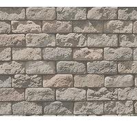 A.S. Creation 95834-2 Papier peint pierre/brique Beige 10,05 x 0,53 m