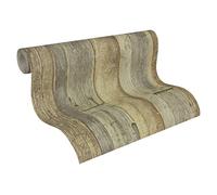 A.S. Création 959313 Bois Elements Papier Peint intissé Fabriqué en Allemagne, Marron, 10.05 m x 0.53 m