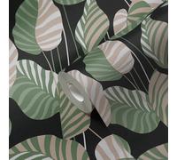 A.S. Creation Antigua 390942 Papier peint intissé à fleurs 10.05 x 0.53 m Noir