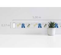 A.S. Création Bordure Papier Peint Bébé Avec Corde À Linge Motif - Blanc