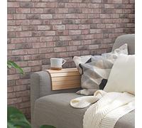 A.S. Création Bricks & Stones 388122 Papier peint intissé Motif briques Gris/beige 10,05 x 0,53 m