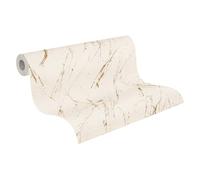 A.S. Création Papier peint non tissé Casual Living 393364 marbré beige doré 10,05×0,53 m