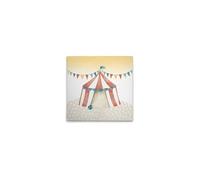 A.S. Création DD129388 Impression sur toile pour chambre d'enfant Motif tente de cirque Multicolore Beige 40 x 40 cm
