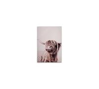 A.S. Création DD131860 Impression sur toile Motif vache Beige Crème 40 x 60 cm