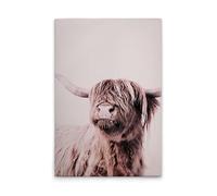 A.S. Création DD131863 Impression sur toile Motif vache Beige Crème 80 x 120 cm