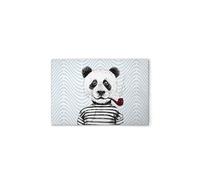 A.S. Création DD132140 Impression sur toile Motif panda rétro multicolore Bleu/blanc 75 x 50 cm