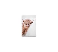 A.S. Création DD132234 Impression sur toile Motif animaux de vache Blanc/marron 40 x 60 cm