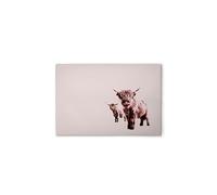 A.S. Création DD132245 Impression sur toile Motif animaux de vaches Beige Marron 70 x 50 cm