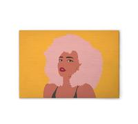 A.S. Création DD132357 Impression sur toile rétro Whitney Jaune/rose 120 x 80 cm