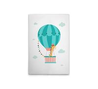 A.S. Création DD132533 Toile murale pour chambre d'enfant Motif girafe Blanc/vert 60 x 90 cm