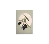A.S. Création DD132542 Impression sur toile Motif olives modernes Vert/crème 50 x 75 cm