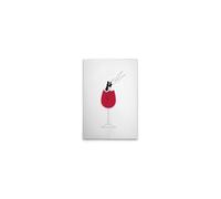 A.S. Création DD132631 WG Küche Impression sur toile Motif verre à vin Blanc/noir 40 x 60 cm