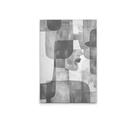 A.S. Création DD133194 Impression sur toile Motif visage abstrait Gris/blanc 60 x 90 cm