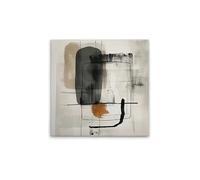 A.S. Création DD133238 Impression sur toile Art abstrait moderne Beige Gris 60 x 60 cm