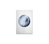 A.S. Création DD133303 Impression sur toile Motif lune bleue Blanc/bleu 50 x 75 cm