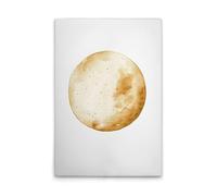 A.S. Création DD133310 Impression sur toile Motif lune dorée Blanc/jaune 80 x 120 cm