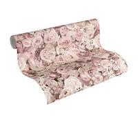 A.S. Création de 831 143,9 cm non tissé Motif Line Urban Flowers Papier peint - Multicolore