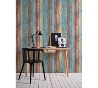 A.S. Creation Elements 307231 Papier peint intissé Bois 0.53 m x 10.05 m Coloré