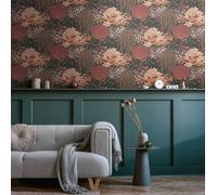 A.S. Creation Famous Garden 393504 Papier peint intissé 10.05 x 0.53 m Noir