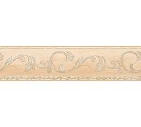 A.S. Création Frise murale autocollant Stick Ups beige crème métallisé 5,00 m x 0,13 m 895813